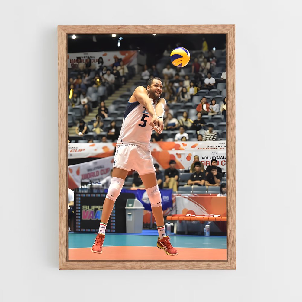 Poster La Reine du Volley – affiche Volleyball (vue 4)